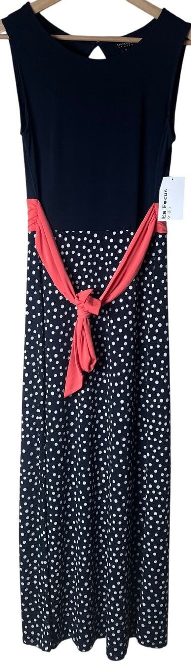 Enfocus Studio Long Dress W/ Red Strap Size 10 NWT